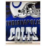 Indianapolis Colts Blanket, pint Glasses Set