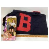 1999 Britney Spears Doll & Wool Collegiate Blanket