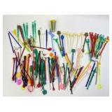 Large lot of Collectible Swizzle Sticks