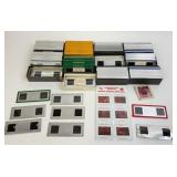 35mm stereo Slides With Storage Boxes