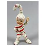 Vintage GEO Z. Lefton Candy Cane Elf, repaired at