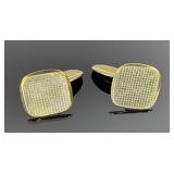 333 Stamped Mens Cufflings, 9.37g TW