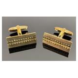 333 N Stamped Mens Cufflinks13.53g TW, Magnetic