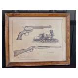 Frank Brown Signed Western Museum Print