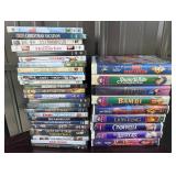 Disney VHS Tapes, Mixed DVDs Including Elf