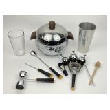 Bar Tools With Ice Bucket, Cocktail Accessories