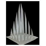 Hivo Van Teal Lucite Abstract Sculpture