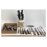 Kitchen Knives Including Rogers, Icel, Tedron