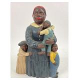 Black Americana Painted Ceramic Figurine of Mother