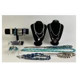 Costume Jewelry: Turquoise Colored Stone