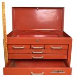Lumidor Red Metal Toolbox