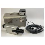 Magnavox Color Video Camera, Hitachi Adapter, Case