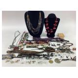 Costume Jewelry: Copper and brass tone elephant