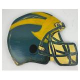 16"x13" Michigan Wolverines Helmet Sign