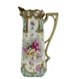 Large RS Prussia porcelain tankard water pitcher