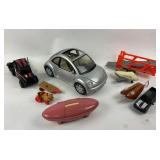 Toy Vehicles Including Volkswagen Beetle Model