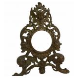Ornate Cast Iron Easel Clock Case