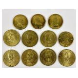 11 Presidential Coins