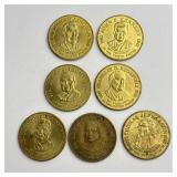 7 Presidential Coins
