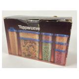 NOS Tupperware Modular Mates Red Lid Starter