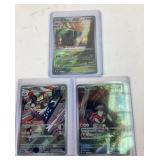 3 Pokemon Full Art Cards