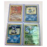 4 Pokemon Vintage Cards