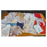 Crochet Doilies, Embroidered Linens, Textiles