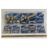 Hot Wheels Die-Cast Cars Carded Lot of 10