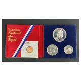 US 1776-1976 Bicentennial 3 coin Silver Proof Set