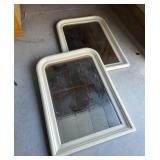White Arched Wall Mirrors