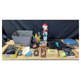 Group Including Electronic Devices, Books, Penguin