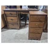 Desk With 3 Drawers On The Left 16 in. X 45 in. X