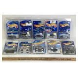 Hot Wheels Die-Cast Cars Carded Lot of 10