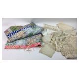 Patchwork Quilt, Crochet Doilies, Textiles