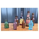 Glass Bottles Including Seagram