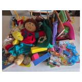 Cabbage Patch Doll, Wooden Blocks, Toys