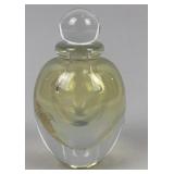 1989 Robert Eickholt Signed Hand Blown Gold Leaf