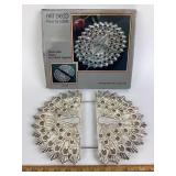 Godinger Silver Plated Peacock Trivet