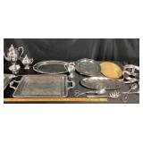 Silver Plated Serveware: Meat Platter, Rogers, One
