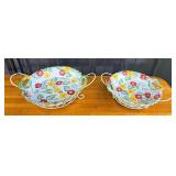 Temp-Tations Floral Baking Dishes With Metal Racks
