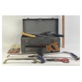 Craftsman Metal Toolbox with Hand Tools Assortment