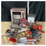 Actron Tachometer, Bell & Howell Meter, Dayton Dri