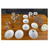 Modern Star Bowls, Vintage Glassware, Shenango Chi