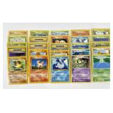 25 vintage Pokemon cards