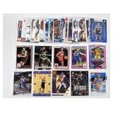 50 basketball inserts, rookies, star cards