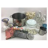 Kitchenware Assortment with Large Stockpot