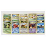 25 vintage Pokemon cards