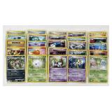25 vintage Pokemon cards