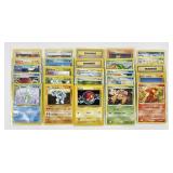 25 vintage Pokemon cards