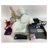 Decorative Rabbit Figures, Cassettes, Bicycle Card